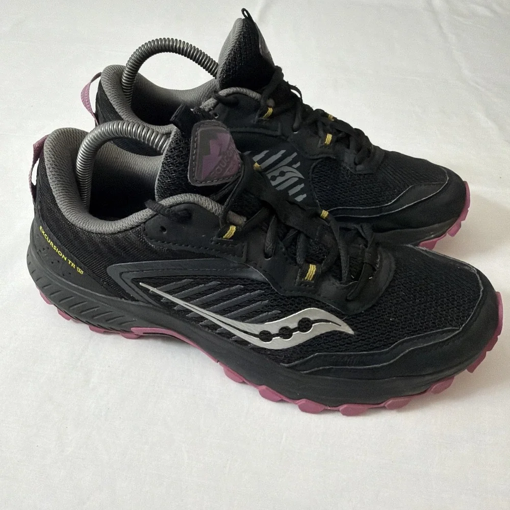 Saucony Excursion TR 15 Shoes Womens Sz 10 Black Pink S10668-34 Trail Running - Picture 3 of 16